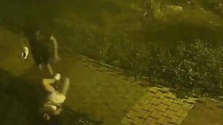 Girl Punched And Kicked By Drunk BF In Russia