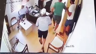 Armed attack man shot