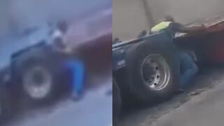 Worker Gets Crushed Between Two Trucks In Jamaica