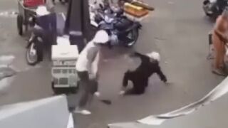 Elderly Woman Gets Stabbed And Clubbed By Market Vendor In Vietnam