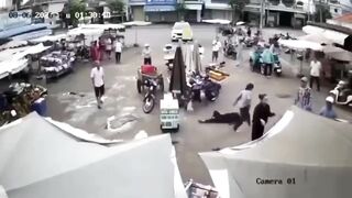 Elderly Woman Gets Stabbed And Clubbed By Market Vendor In Vietnam