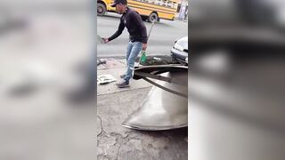 Shopkeeper Lost Leg After Being Struck By Vehicle In Guatemala