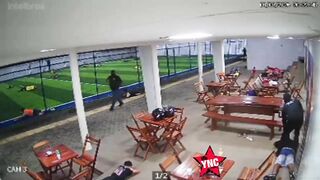 Gang Members Use Shotgun And Pistols To Execute Target Inside Sport Club In Brazil