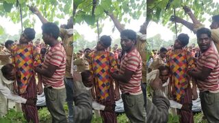 Man hangs himself from tree