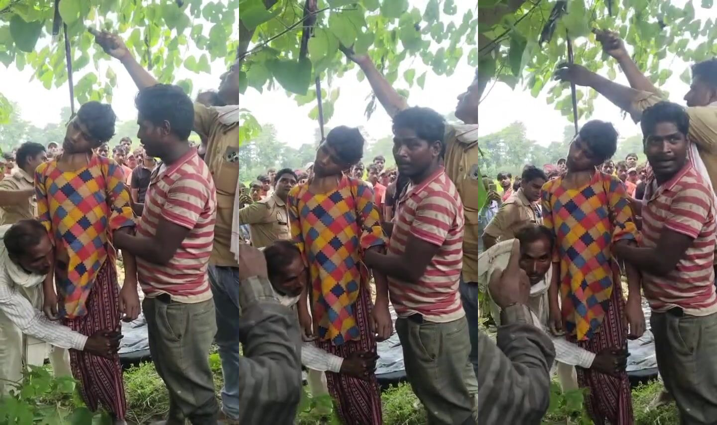 Man hangs himself from tree