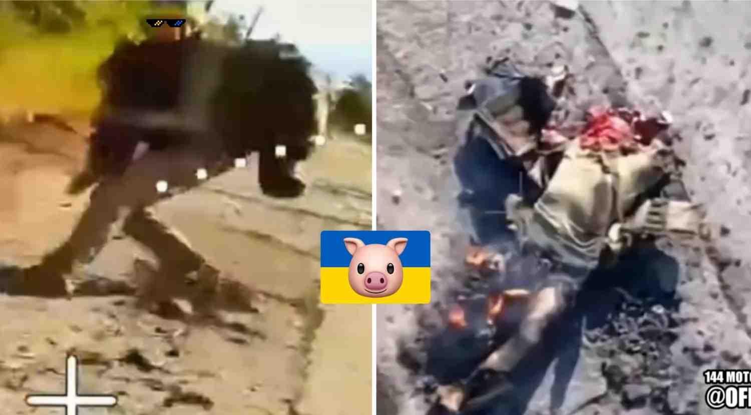 Ukrainian is torn apart.