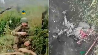 Calm and relaxed Ukrainian vs Drone