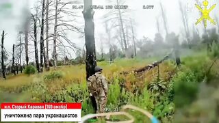 Calm and relaxed Ukrainian vs Drone