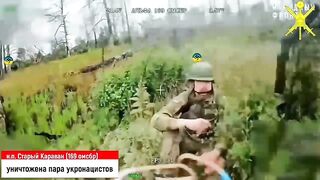 Calm and relaxed Ukrainian vs Drone