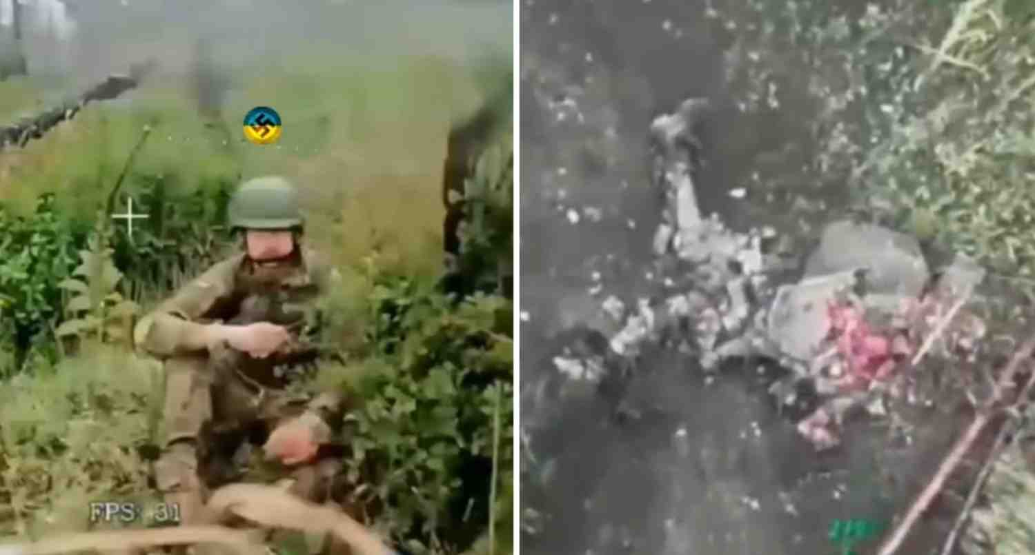 Calm and relaxed Ukrainian vs Drone