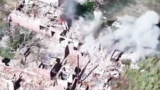Russian drone vs Ukrainian soldiers.