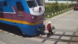 89-Year-Old Woman Dies After Being Hit By Train While Trying to Cross Railroad Tracks