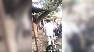 Intoxicated Man Seriously Injured Atfer Jumping From The Tree Head First