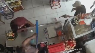Shopkeeper Shot in the Arm After Swinging Bat at Teenage Extortionists