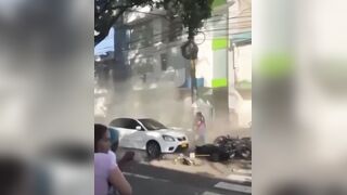 People Crushed By Falling Debris DuringDeadly Earthquake In Colombia