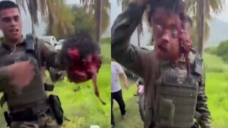 Cartel Sicario Beheads Rival With Machete And Enjoys The Result