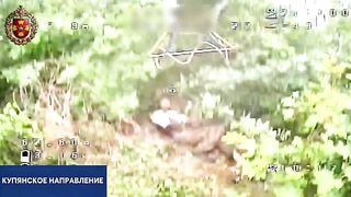 Gay Colombian and Nazi Ukrainian kiss before dying.