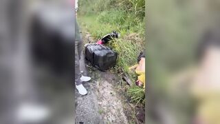Three Killed Following Collision Between Truck, Car And Motorcycle