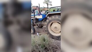 Elderly Man Got Bone Exposed After A  Tractor Accident