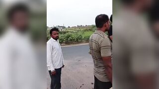 Elderly Man Got Bone Exposed After A  Tractor Accident