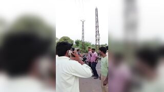 Elderly Man Got Bone Exposed After A  Tractor Accident