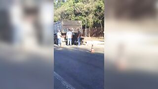 Another Biker Met A Parked Truck And Died