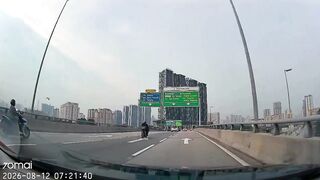 Rolling to death with his wife