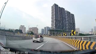 Rolling to death with his wife