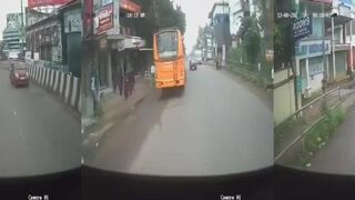 India Bus Crash: Driver Speedruns Flyover, Runs Over Pedestrians