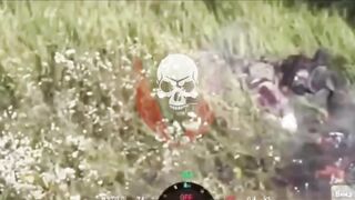 Drone destroyed two embracing katsapfaggots
