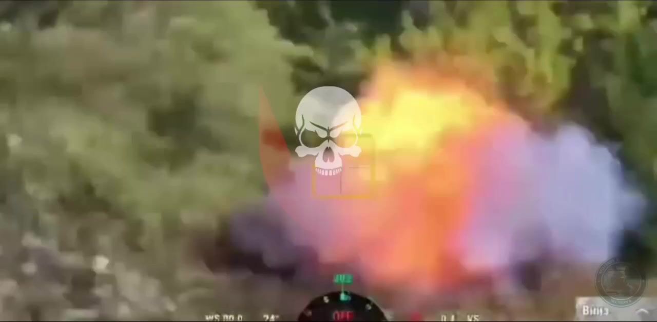 Drone destroyed two embracing katsapfaggots