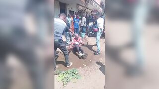 Elderly Man Caught Stealing From Vendors