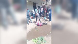 Elderly Man Caught Stealing From Vendors