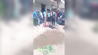 Elderly Man Caught Stealing From Vendors