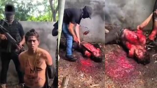 BRUTAL: Sicario Who Betrayed His Cartel Dismembered Alive With Machete