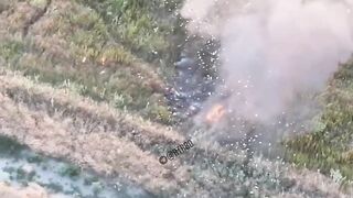 Ukrainian just wakes up and gets hit by a Rus drone.
