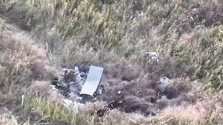 Ukrainian just wakes up and gets hit by a Rus drone.