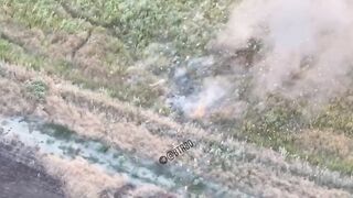 Ukrainian just wakes up and gets hit by a Rus drone.
