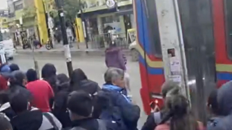 Careless Woman Run Over, Killed By Reversing Bus In Argentina