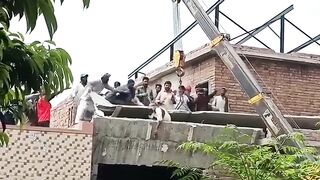 Elderly Worker Crushed To Death By Concrete Slab At Construction Site In Pakistan