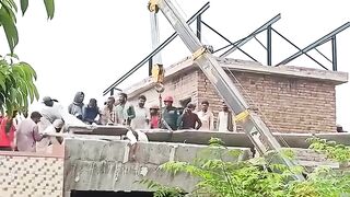 Elderly Worker Crushed To Death By Concrete Slab At Construction Site In Pakistan