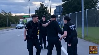 Man Unfazed By Police Batons