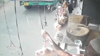 A Female Teenager Was Struck By A Truck After Falling