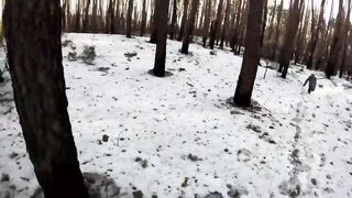 Russian KVN Fiber-optic drone takes out Russian POW.