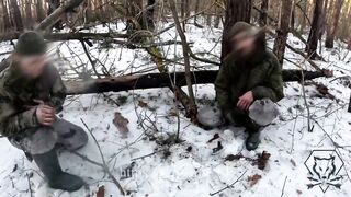 Russian KVN Fiber-optic drone takes out Russian POW.