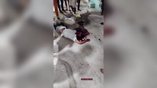 Another violent incident occurred Friday night