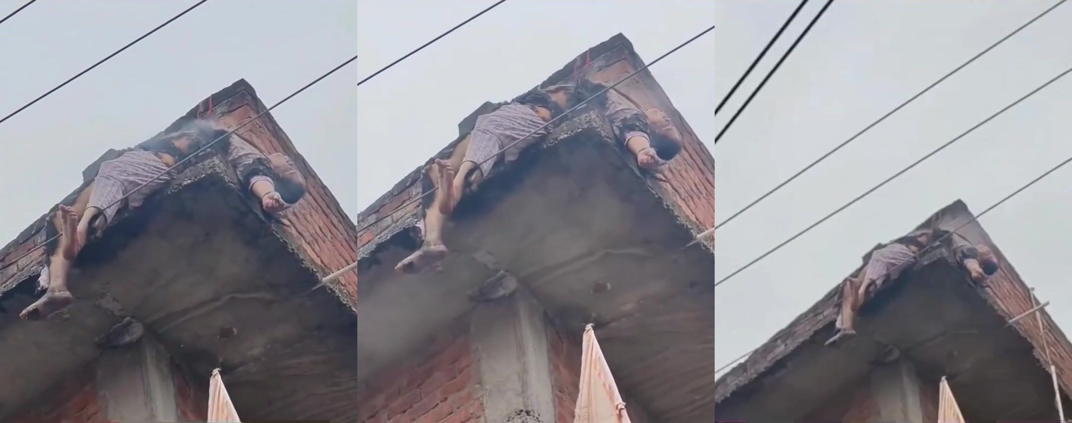 India: Woman Finds Live Wire, Live Wire Finds Woman