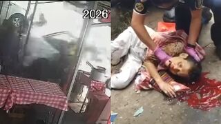 Woman Gets Killed Instantly By Lost Control Car In Guatemala
