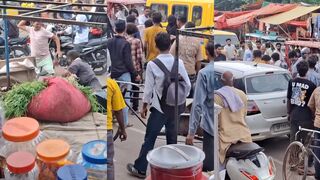 One-Legged Beggar Gets Flogged By Angry Man In Public