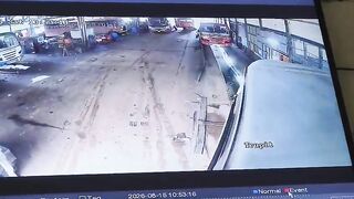 Workshop Sweeper Gets Run Over, Killed By Bus In India